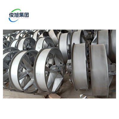 Gleichstrom-Typ Junxu angepasste Aluminiumlegierungsblätter Propeller Gegossenes Aluminiumventilatorblatt
